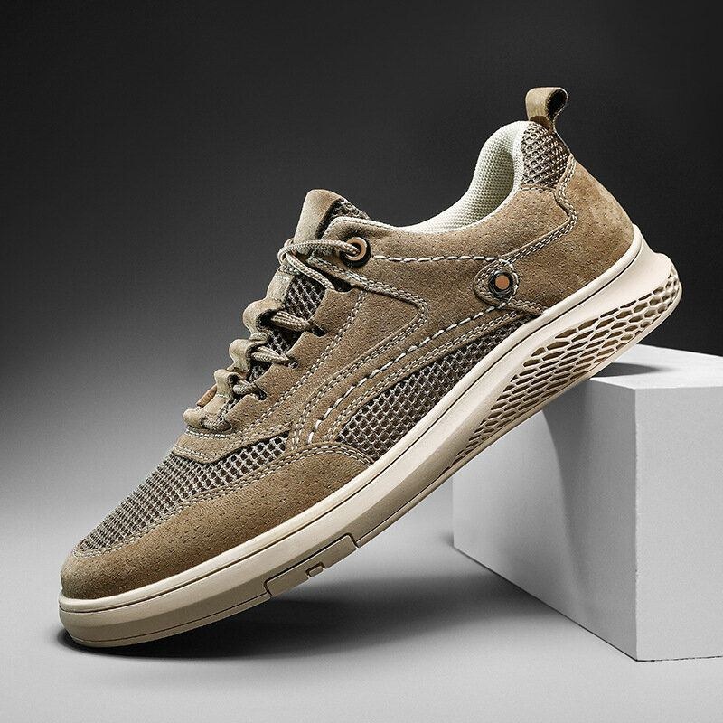 Herre Outdoor Mesh Stof Åndbar Wearbale Casual Vandresko