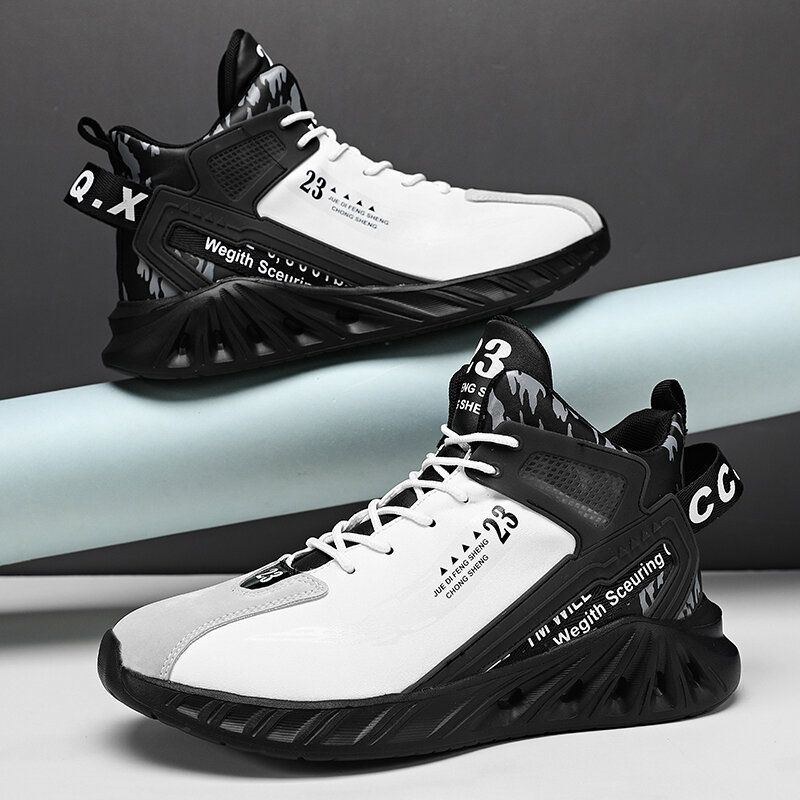 Herre Sport Skridsikre Patchwork Blød Sål Stilfulde Casual Sneakers