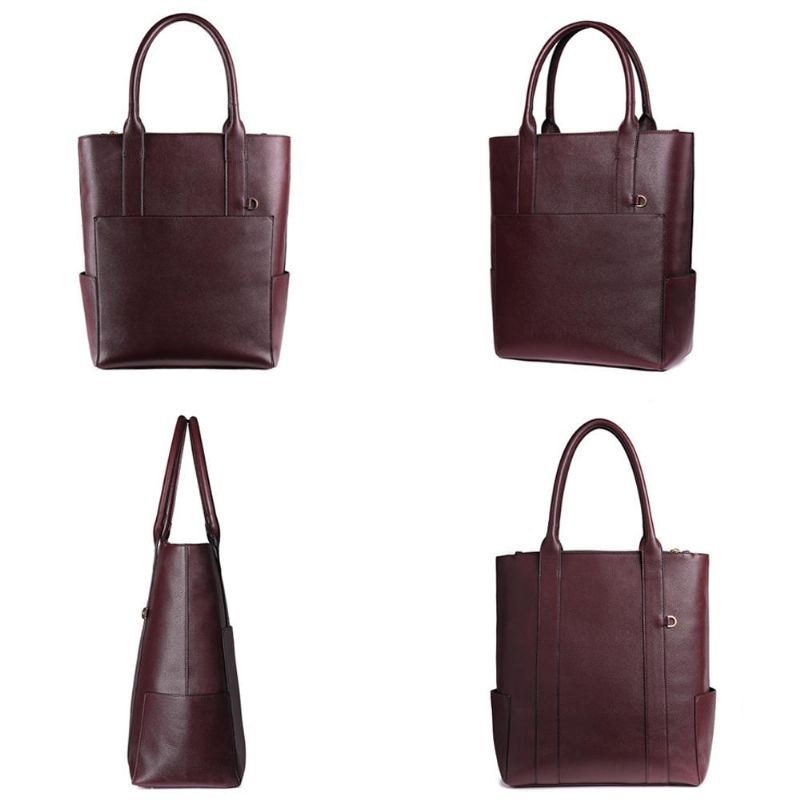 Dame Casual Håndtaske Shopping Solid Skuldertaske