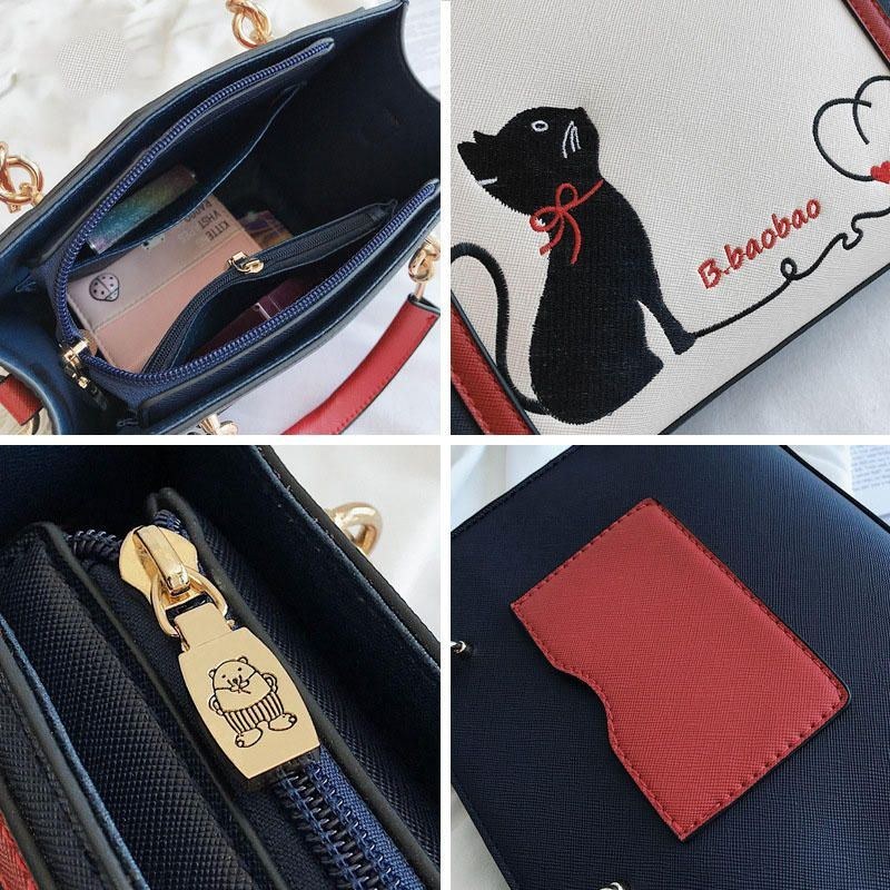 Dame Mode Skønhed Crossbody Taske Håndtaske Skuldertaske