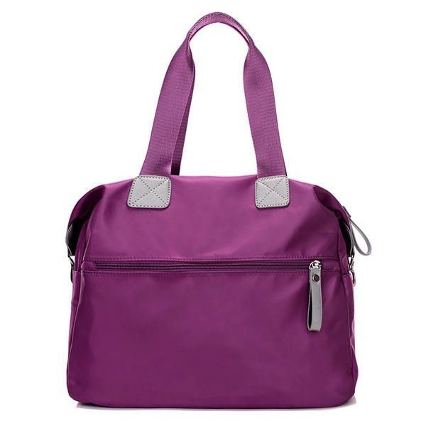 Dame Nylon Letvægts Multi Pocket Håndtasker Med Stor Kapacitet Crossbody Tasker