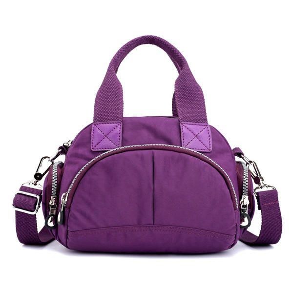 Dame Vandafvisende Nylon Skuldertaske