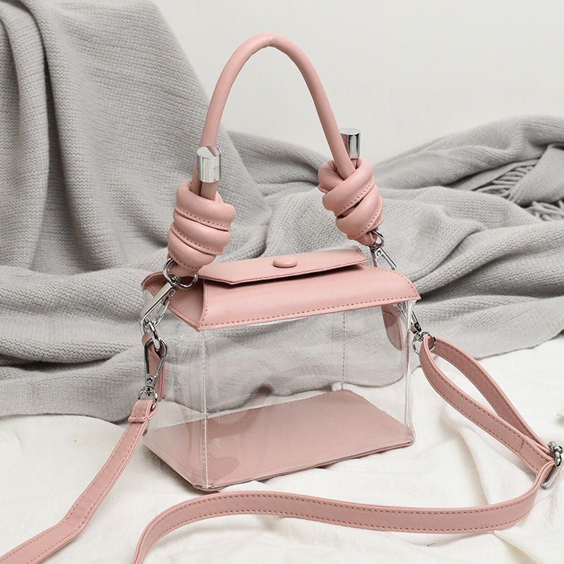 Damemode Pvc Transparent Crossbody Bag Skuldertaske