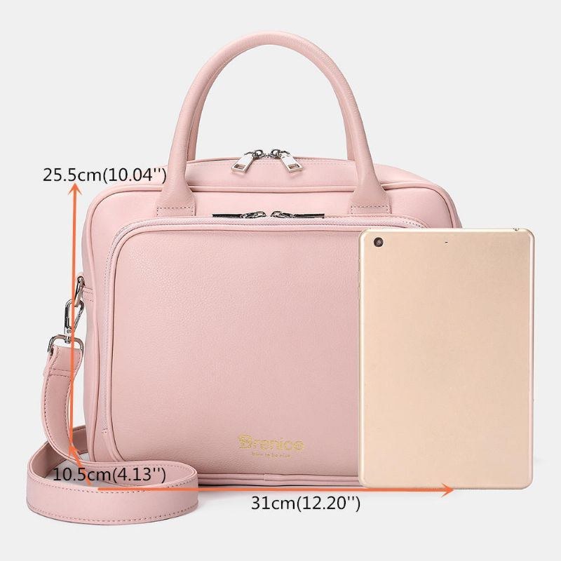 Herre Dame Designer Travel Laptop Taske Solid Crossbody Taske