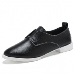 Dame Casual Flats Loafers Med Spidse Tå Flade Køresko Blød Sål Flad