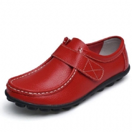 Dame Flats Shoes Slip On Rund Toe Outdoor Soft Loafers
