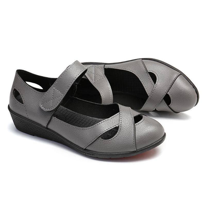 Dame Hollow Out Comfy Krogløkke Flats