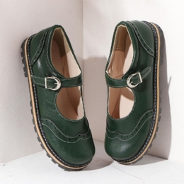 Dame Large Størrelse Skridsikre Behagelig Rund Tå Casual Spring Flats Loafers