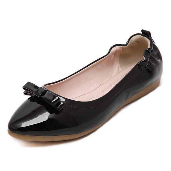 Dame Ny Flad Spidstå Casual Komfortabel Fashion Slip On Flat Loafers Sko