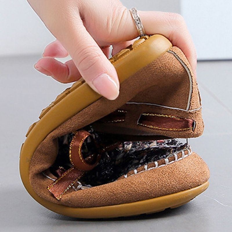 Dame Sommerfugleknude Dekor Lille Duft Vind Behagelig Åndbar Casual Slip On Loafers