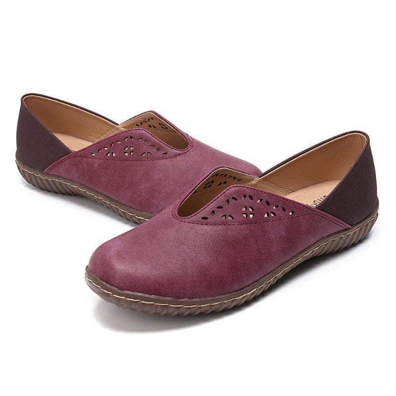 Dame Syning Skridsikker Casual Slip On Flats