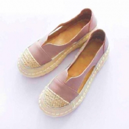 Plus Size Dame Loafers Rund Toe Casual Hulsømme Slip-on Flats