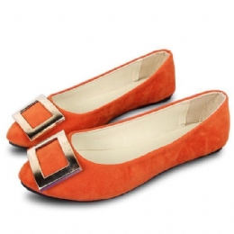 Stor Størrelse Dame Lazy Loafers Candy Color Flade Sko Slip On Driving Loafers