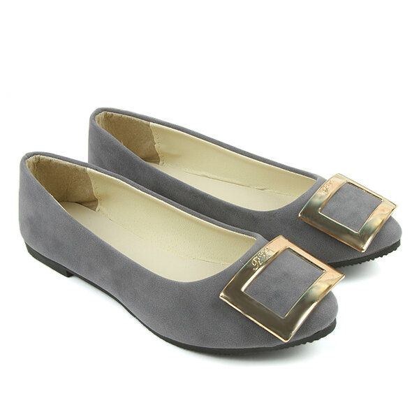Stor Størrelse Dame Lazy Loafers Candy Color Flade Sko Slip On Driving Loafers