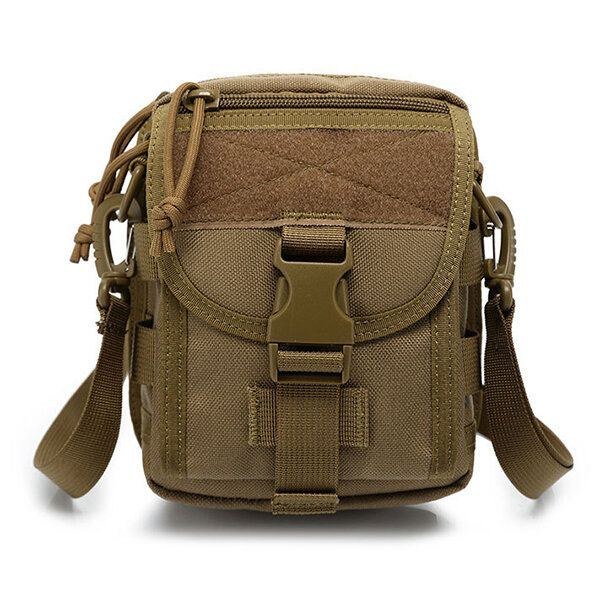 Army Style Nylon Taktisk Mænd Skuldertaske Messenger Bag Til Sport Rejse Vandring