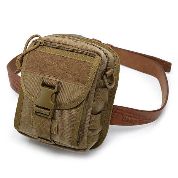 Army Style Nylon Taktisk Mænd Skuldertaske Messenger Bag Til Sport Rejse Vandring