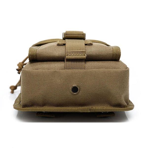 Army Style Nylon Taktisk Mænd Skuldertaske Messenger Bag Til Sport Rejse Vandring