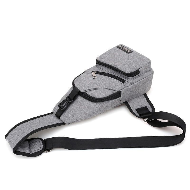 Casual Outdoor Travel Sling Bag Brysttaske Til Mænd