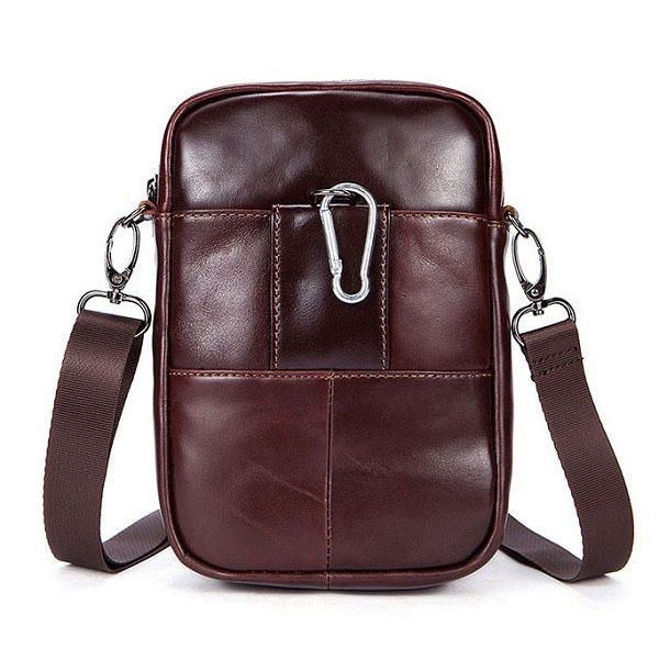 Dame Ægte Læder Casual Business Vintage Crossbody Taske