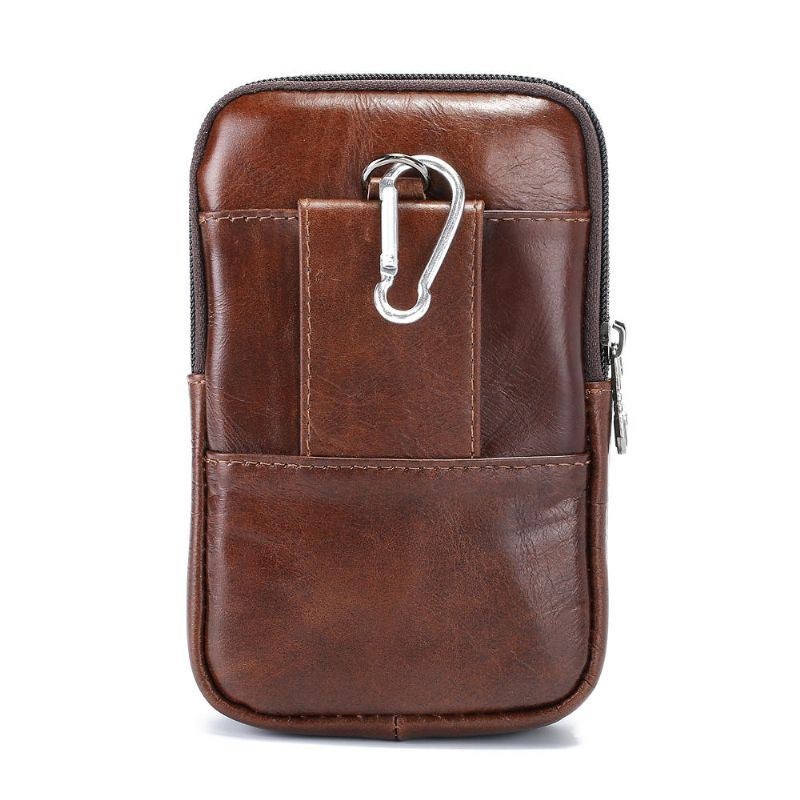 Herre Koskind Minimalistisk Mode Telefonlomme Taljetaske Crossbody-taske