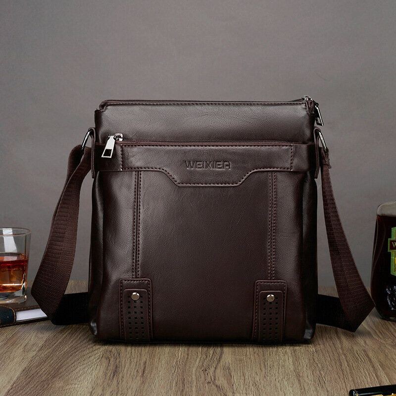 Herre Med Stor Kapacitet Crossbody-tasker Med Flere Lommer Casual Slidbestandig 6.5 Tommer Telefontaske Messenger Bag Skuldertaske