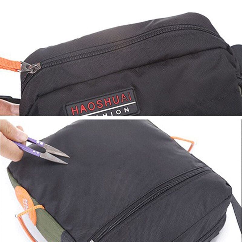 Herre Mode Udendørs Rejsetaske Nylon Vandtæt Skuldertaske Crossbody Taske