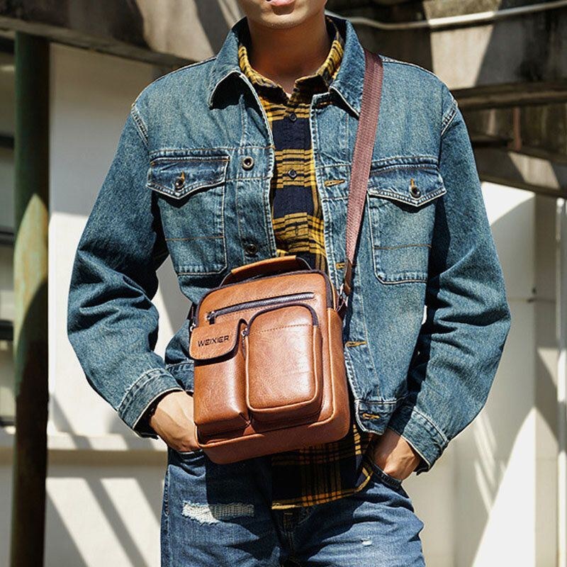 Herre Multifunktionstaske Casual Crossbody-taske Skuldertaske Håndtaske Business-taske