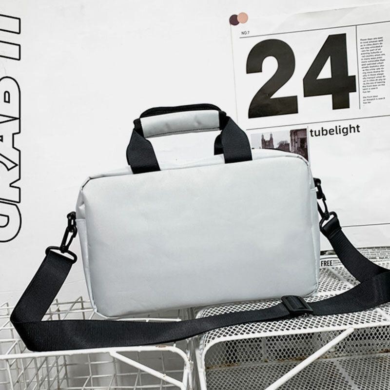 Herre Nylon Casual Multi-lommer Crossbody Taske Med Stor Kapacitet