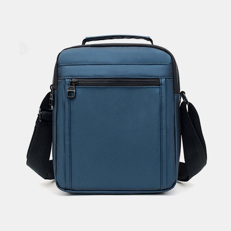 Herre Nylon Letvægts Casual Udendørs Rejser Multi-bære Skuldertaske Crossbody Taske