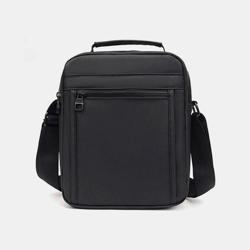 Herre Nylon Letvægts Casual Udendørs Rejser Multi-bære Skuldertaske Crossbody Taske