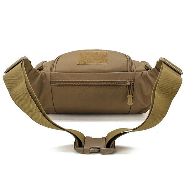 Herre Nylon Udendørs Vandtæt Tactical Sling Bag Brysttaske Taljetaske Crossbody Taske