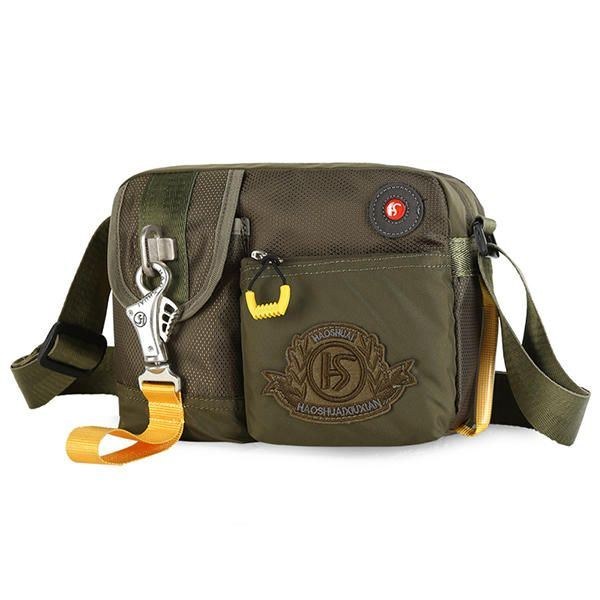 Herre Nylon Vandtæt Casual Crossbody Taske Fritidstaske