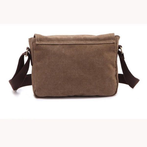 Herre Retro Crossbody Taske Lærred Skuldertaske Messenger