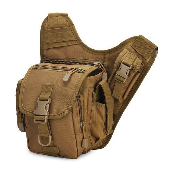 Herre Tactical Hiking Outdoor Travel Messenger Skuldertasker