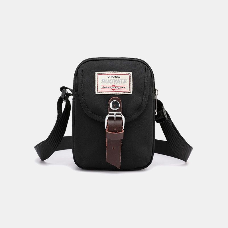 Herre Unisex Nylon Mini Nem At Bære Afslappet Skuldertaske Cross Body Taske